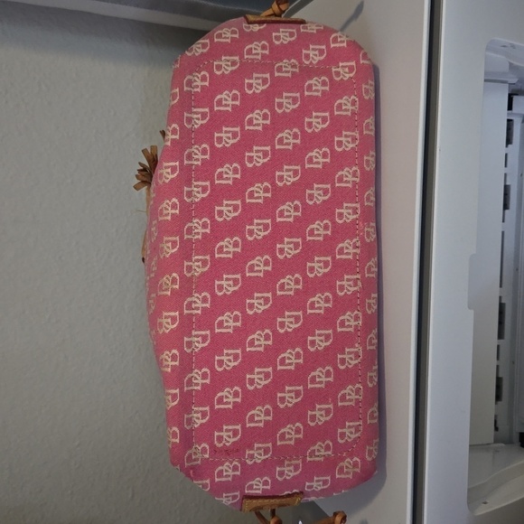 DOONEY & BOURKE Vintage Made in the USA Canvas Light purple/pink Handbag - Picture 6 of 15